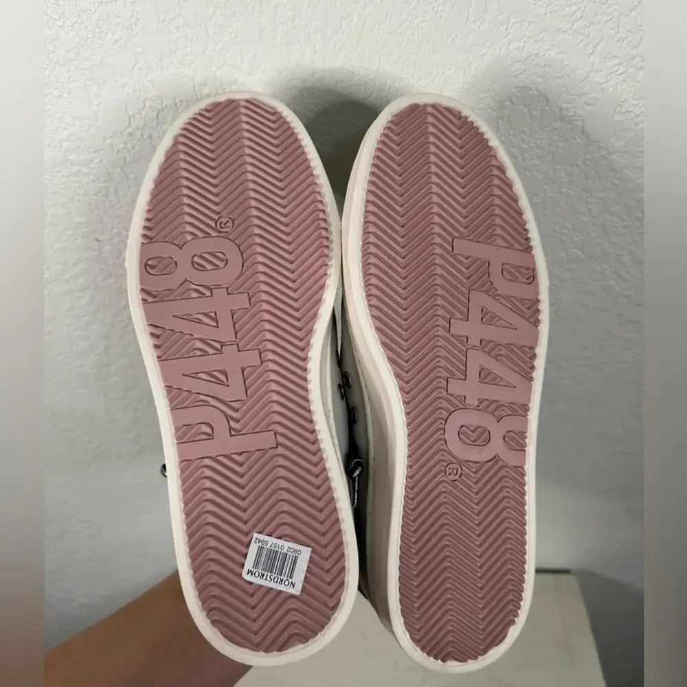 New P448 Jack Perforated Sneaker in pastel lilac Preppy Casual Luxury